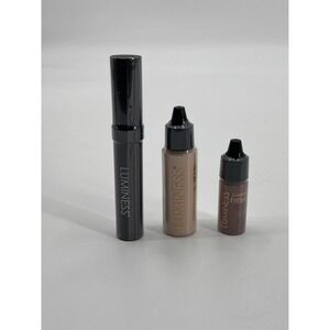 Lot of 3 Luminess Air Airbrush Foundation/Eyeshadow & 1 Black Lashes Mascara